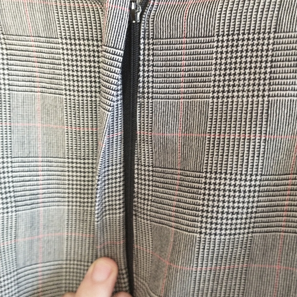 Vintage Academia 100% Wool Breamar High Waisted Pleated Plaid Lined Trousers S 6 - Picture 6 of 11